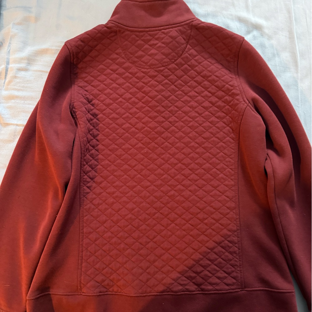 L.L. Bean Women's Quilted Sweater - Red